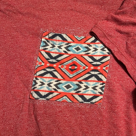 Red Pocket Tee - Picture 3 of 3